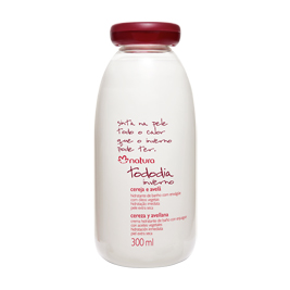 Hidratante de banho c/ enxague Cereja e Avelã 300ml